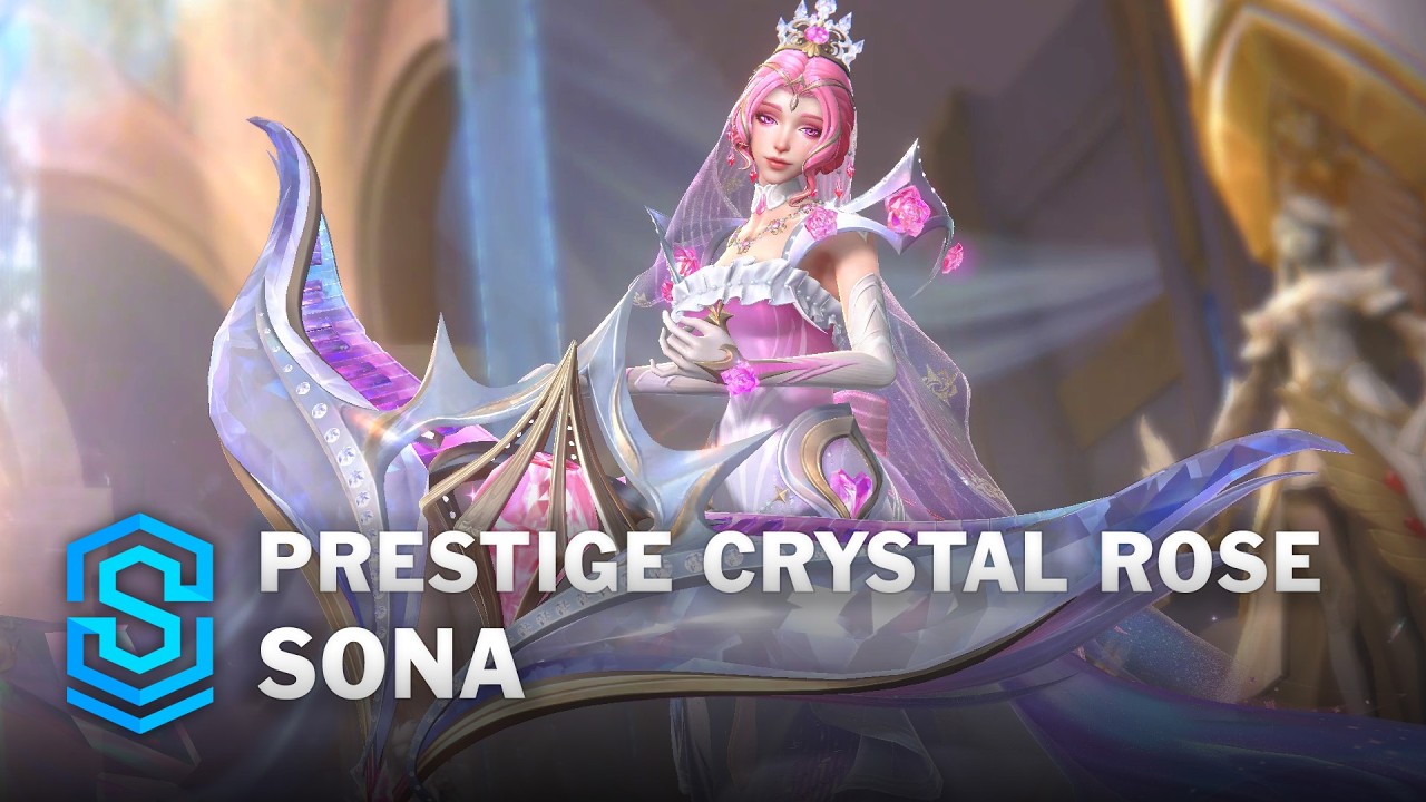 Prestige Crystal Rose Sona Wild Rift Skin Spotlight