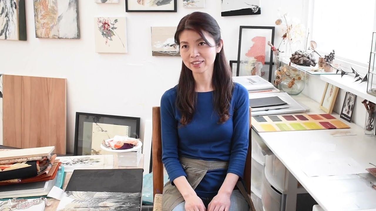 Drawing of Sounds and Nature I In the Studio with the Japonese Artist Maho Maeda