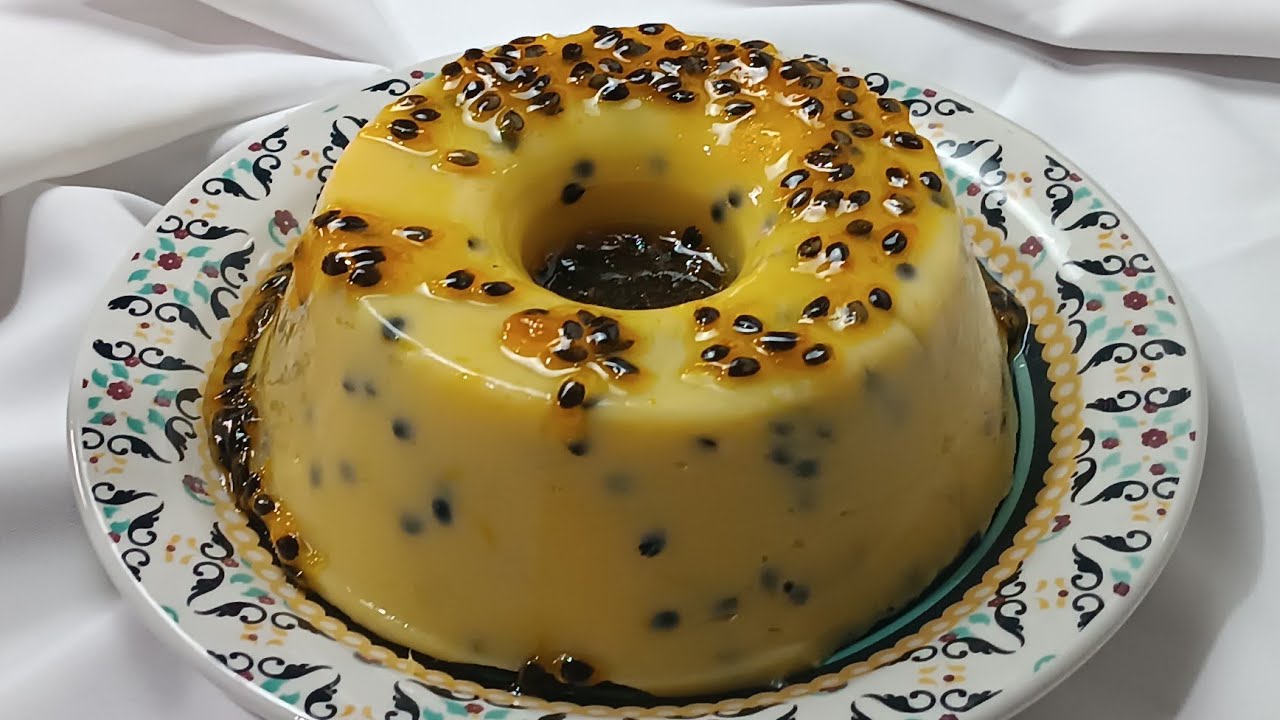 MANJAR DE MARACUJÁ - sem leite condensado sem creme de leite para festa de final de ano 🌲