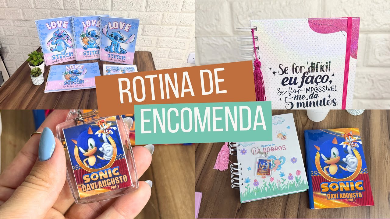 ESSA SEMANA FOI DIFÍCIL, FINALIZEI PEDIDOS E ENTREGANDO … QUASE ACABANDO O PERÍODO DE VOLTA AS AULAS