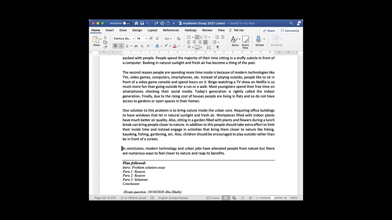 Essay discussion class on each typy of essay handling