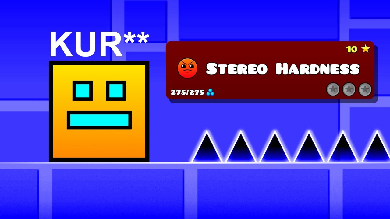 Przerobiłem Stereo Madness na TRUDNE