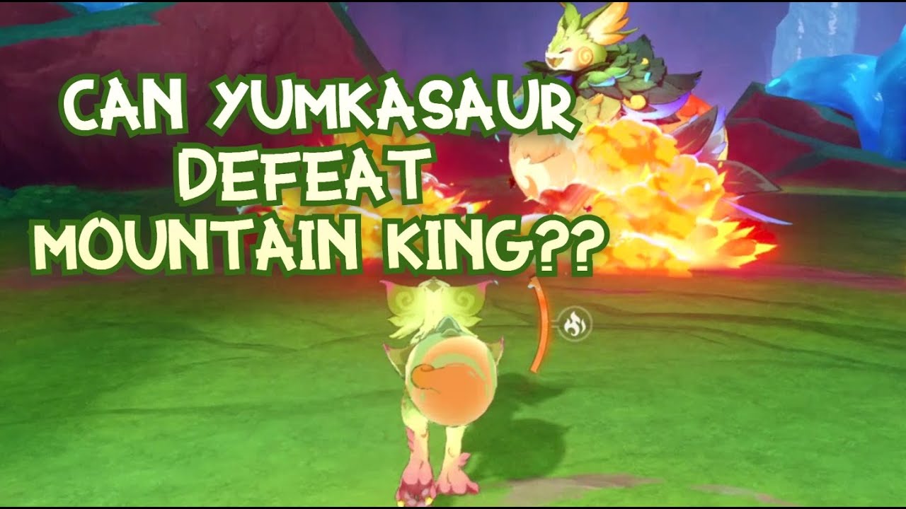 Is It Possible to Defeat Mountain King with Yumkasaur? | Genshin Impact