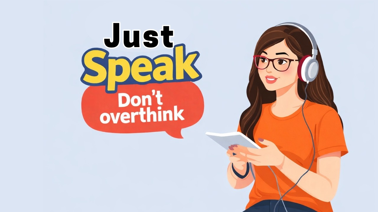 Just Speak Don’t overthink | Easy English Practice For English Learners | Podcast