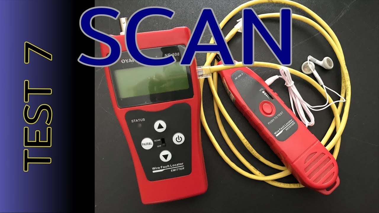 Test #7 - Noyafa NF-308 (LAN tester) – Función “SCAN”