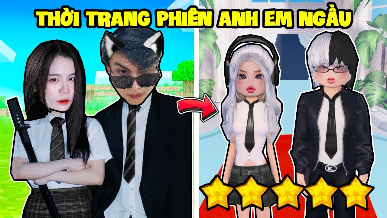 SAMMY VÀ SIRO CHƠI GAME THỜI TRANG PHIÊN BẢN ANH EM NGẦU TRONG ROBLOX