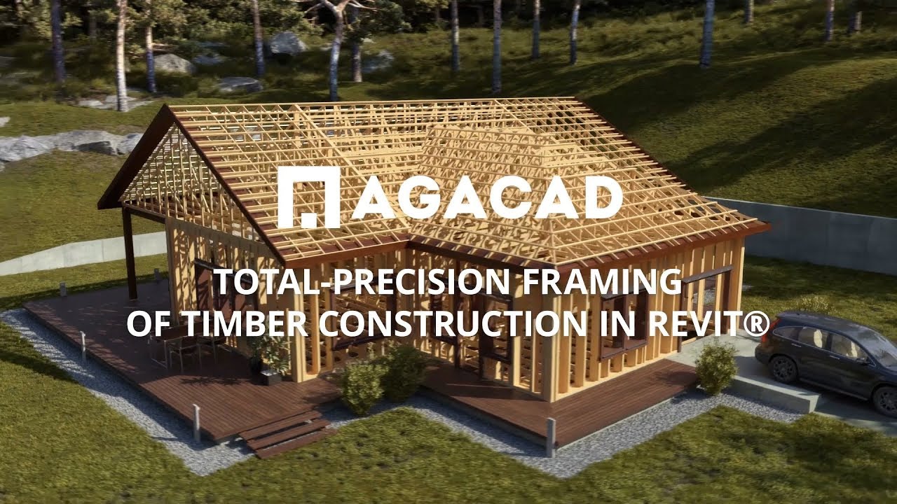 Total-Precision Framing of Timber Constructions in Revit | Wood Framing Showreel