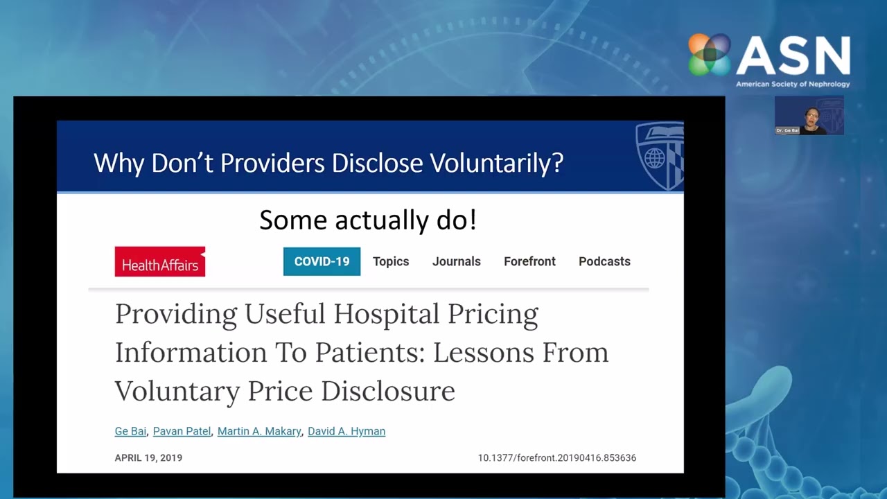 Hospital Profits, Charity Care, and Price Transparency - Dr. Bai