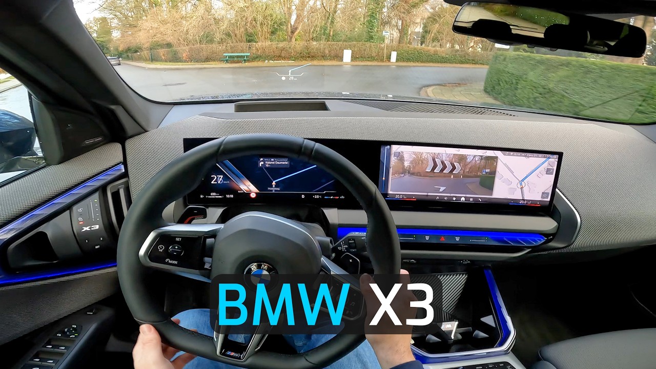 2025 BMW X3 20 xDRIVE 208 HP POV TEST DRIVE