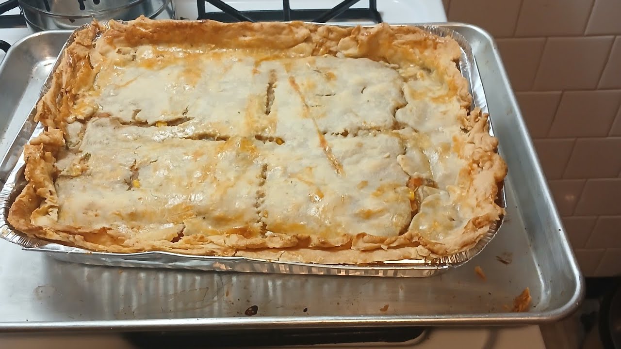 Homemade Chicken Pot Pie🥧😋|Comfort food| Grilled Chicken|From Scratch |Cooking w/ Crissy | Part 2