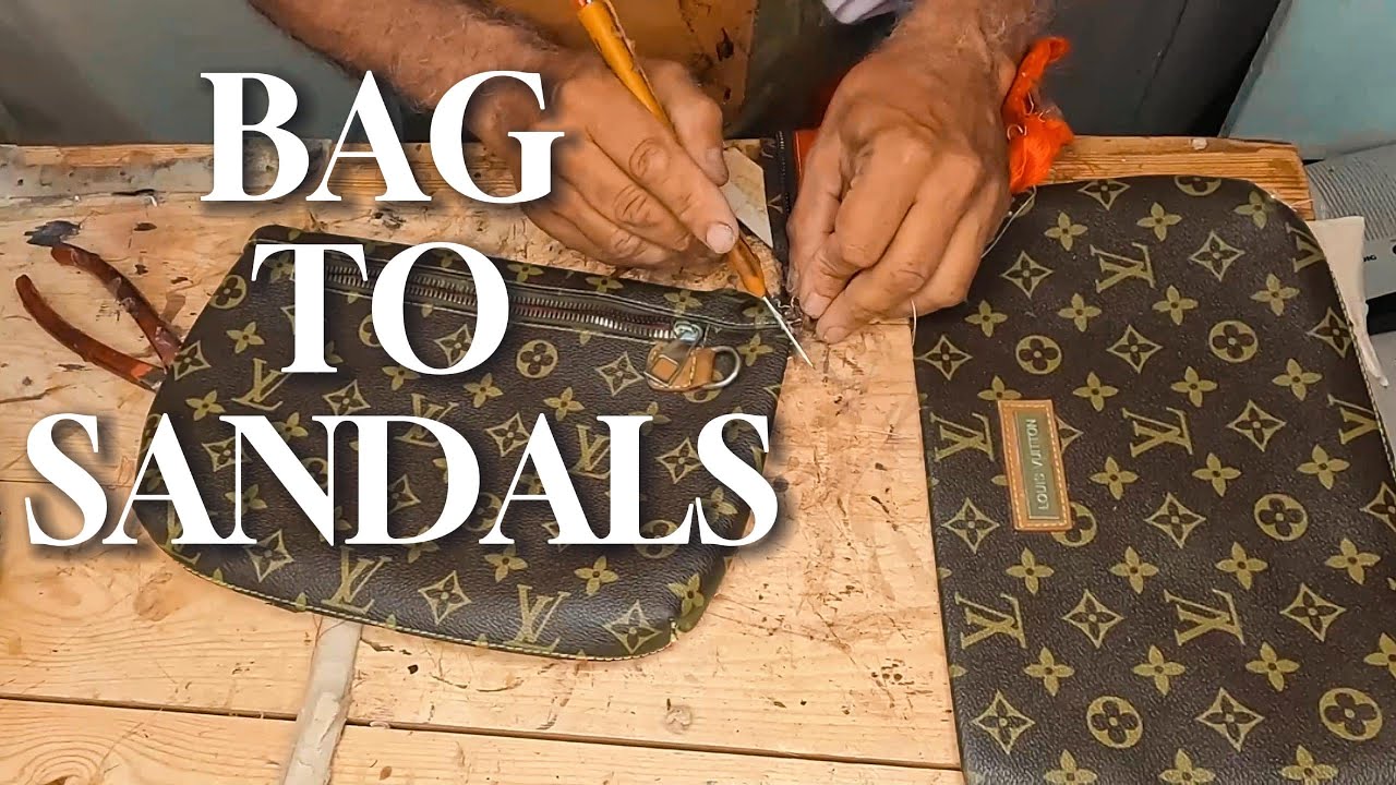 Превращение Старой Сумки Louis Vuitton в Стильные Сандалии