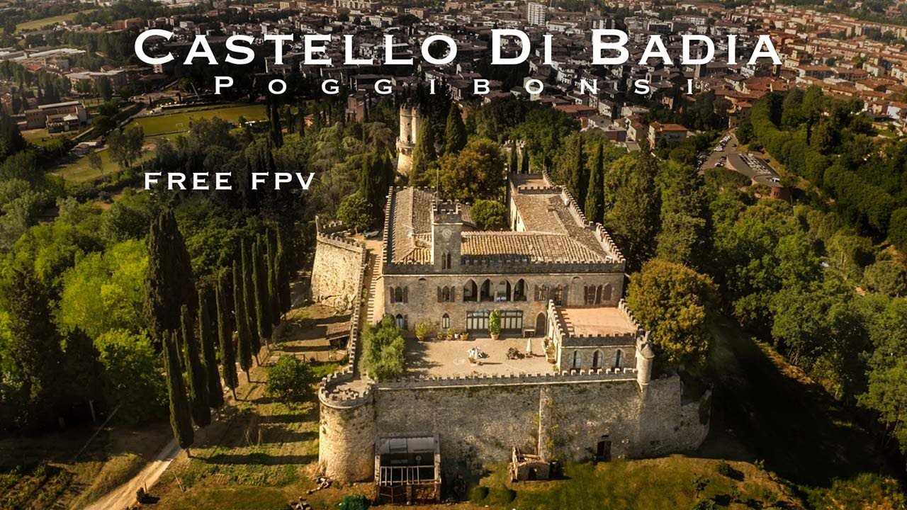 CASTELLO DI BADIA - POGGIBONSI - FREE FPV