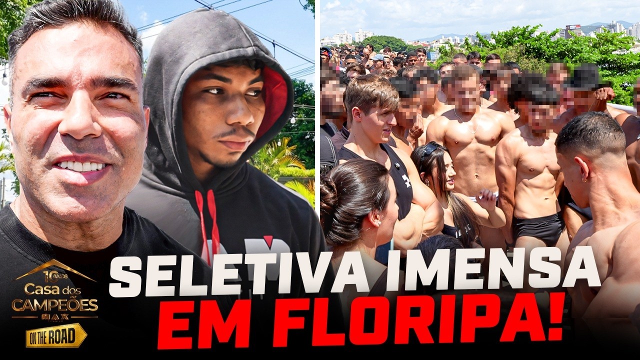 TIME MAX CHEGOU NA SELETIVA DE FLORIPA! (A CIDADE PAROU)