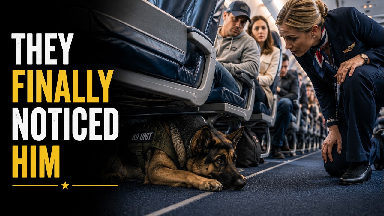K9 Dog Was Sleeping Under the Seat — When the SEAL Captain Asked, “Who Has a Trained Dog?”