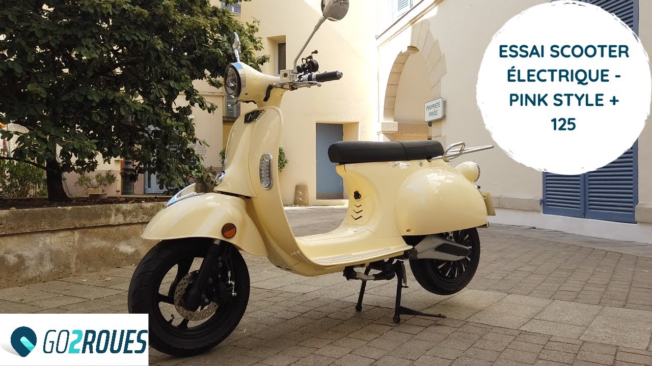 Pink Style Plus - Essai Scooter Electrique 125