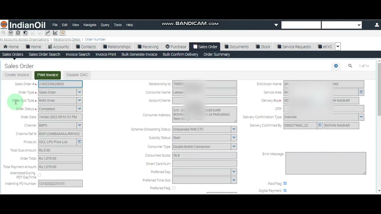 online payment check in sdms