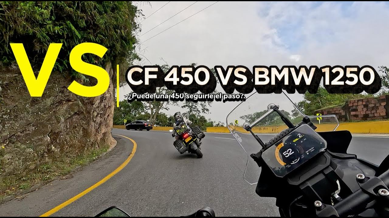 CFMOTO 450MT vs BMW 1250GS: ¿Puede una 450 seguirle el paso?