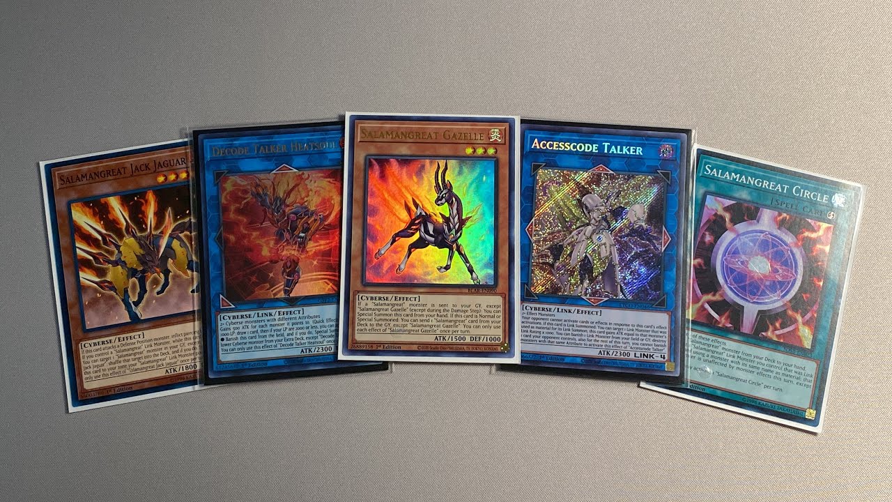 BEST SALAMANGREAT CODE TALKER DECK PROFILE! Yu-Gi-Oh! July 2022