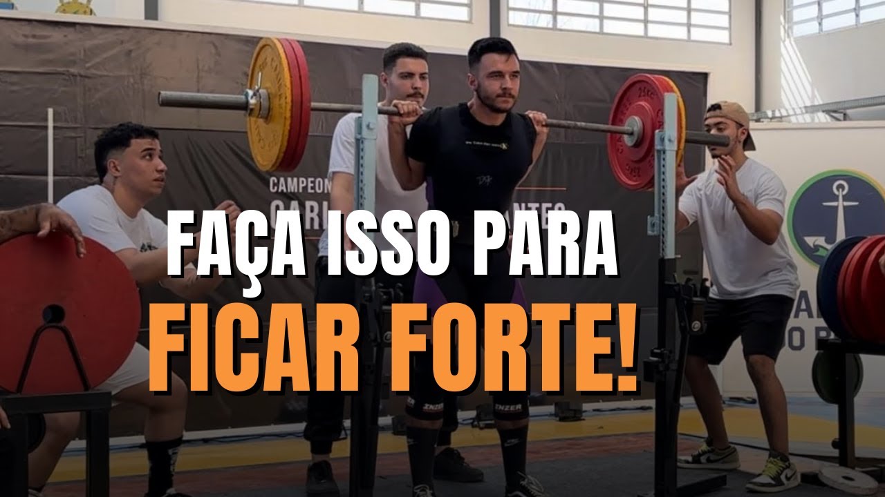 Treino de FORÇA NÃO é igual ao de HIPERTROFIA | Execução ideal para Powerlifting
