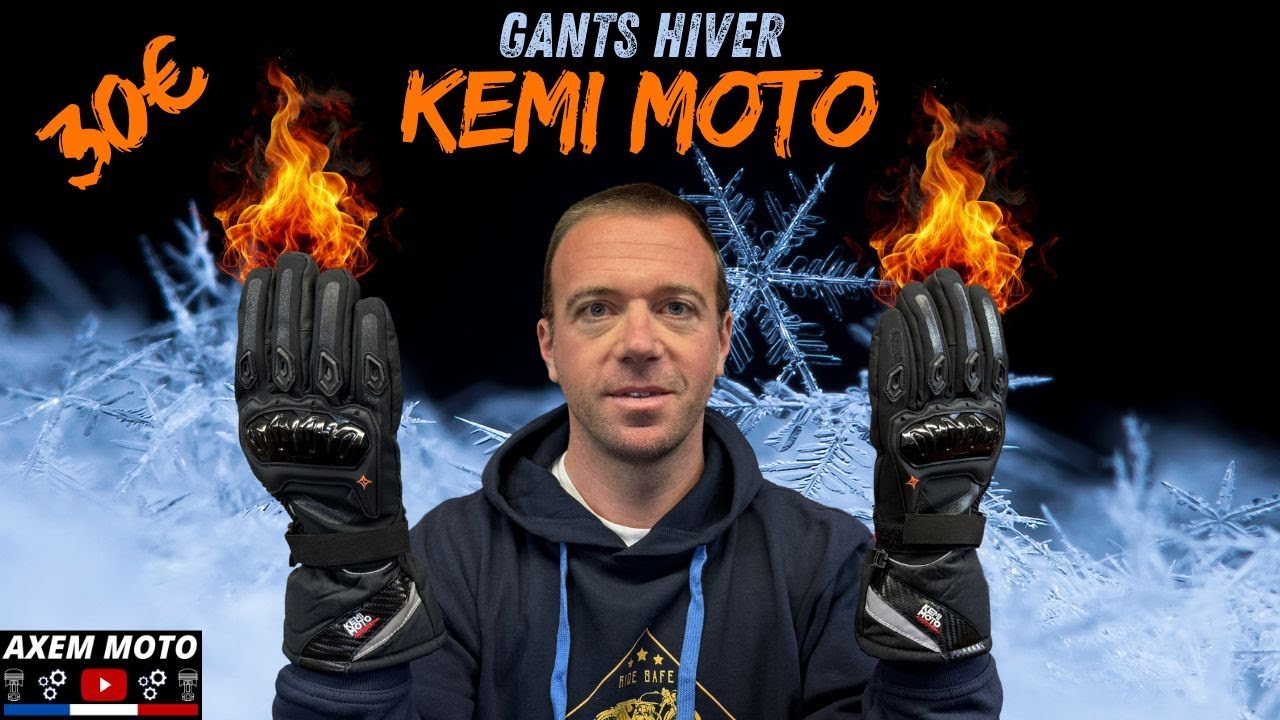 Test gants moto hiver Kemi Moto