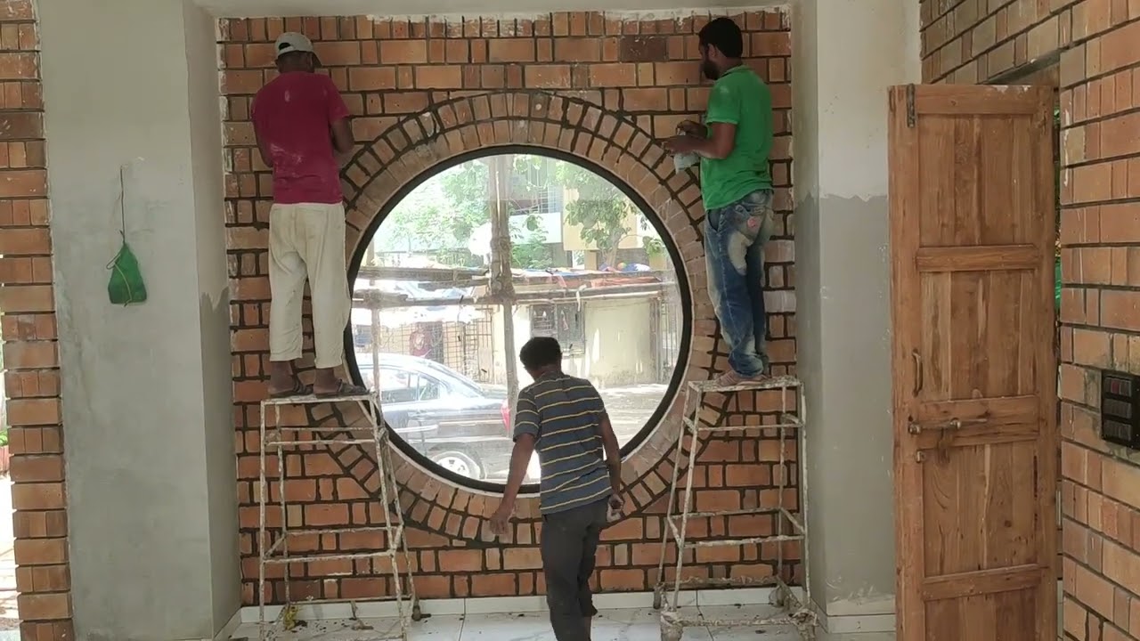 Exposed Brick FINOL FINISING Work के बारे में छोटी सी टिप्स महत्वपूर्ण जानकारी BRICKS COLOR part 88