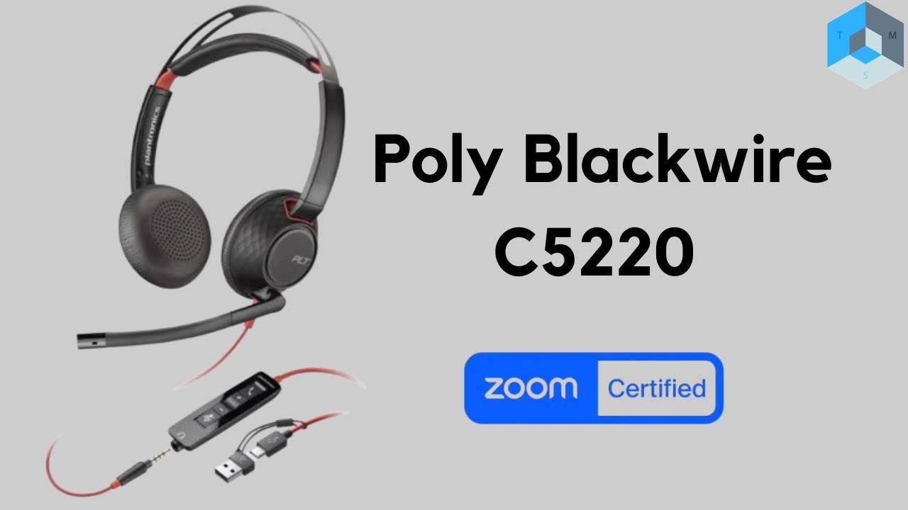 🎧Poly Black wire C5220 Review! The Ultimate Work-from-Home Headset?🤔