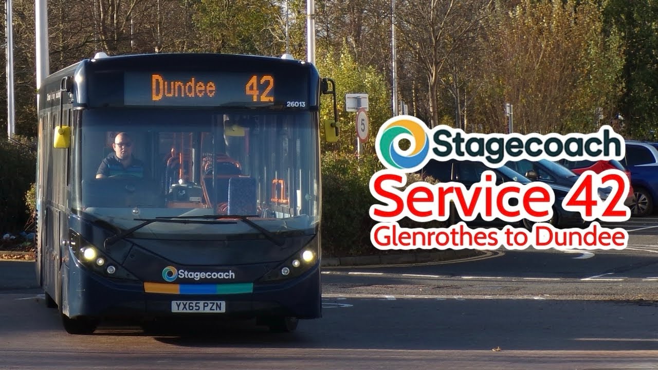 *URV* Stagecoach Fife Service 42 Glenrothes to Dundee &bull; E200MMC 26013 YX65PZN &bull; FRV 15/11/25