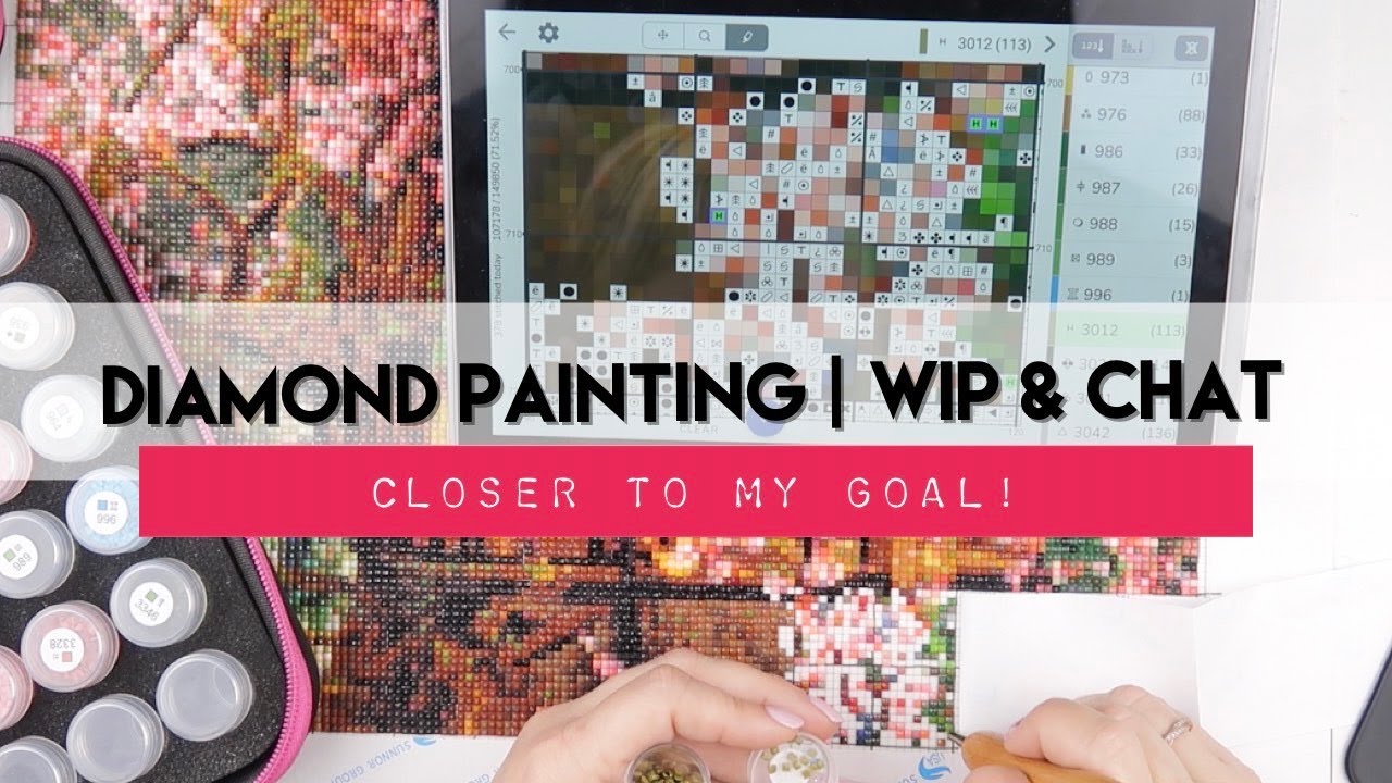Diamond Painting WIP & Waffle | HAED Massive Project