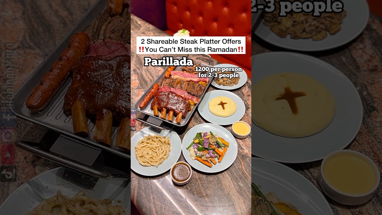 Sehri/Dinner Deals for Groups at ⁠@meattheory 🥩