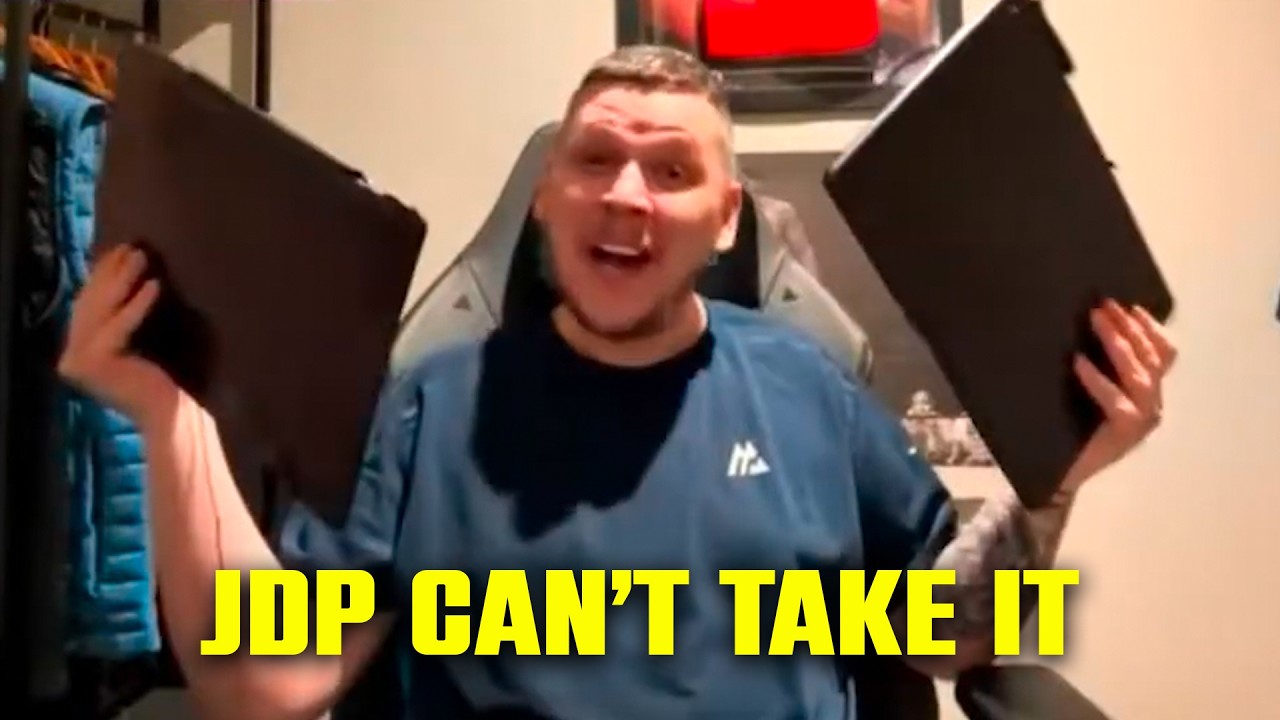 JDP SMASHES LAPTOP AFTER JUST ONE HEDGEHOG MAN VIDEO!!! LOL