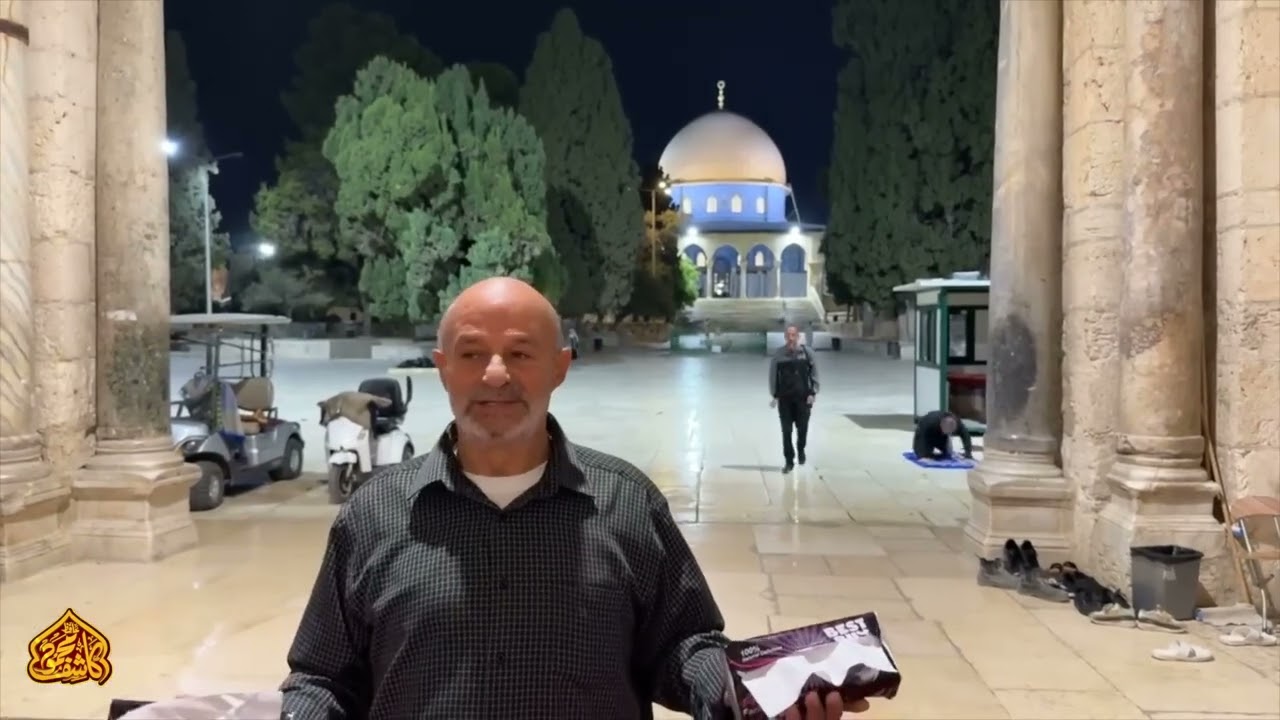 Fajr Adhan in Masjid Al Aqsa #Adhan #ytshorts #yt #ytshortsvideo 