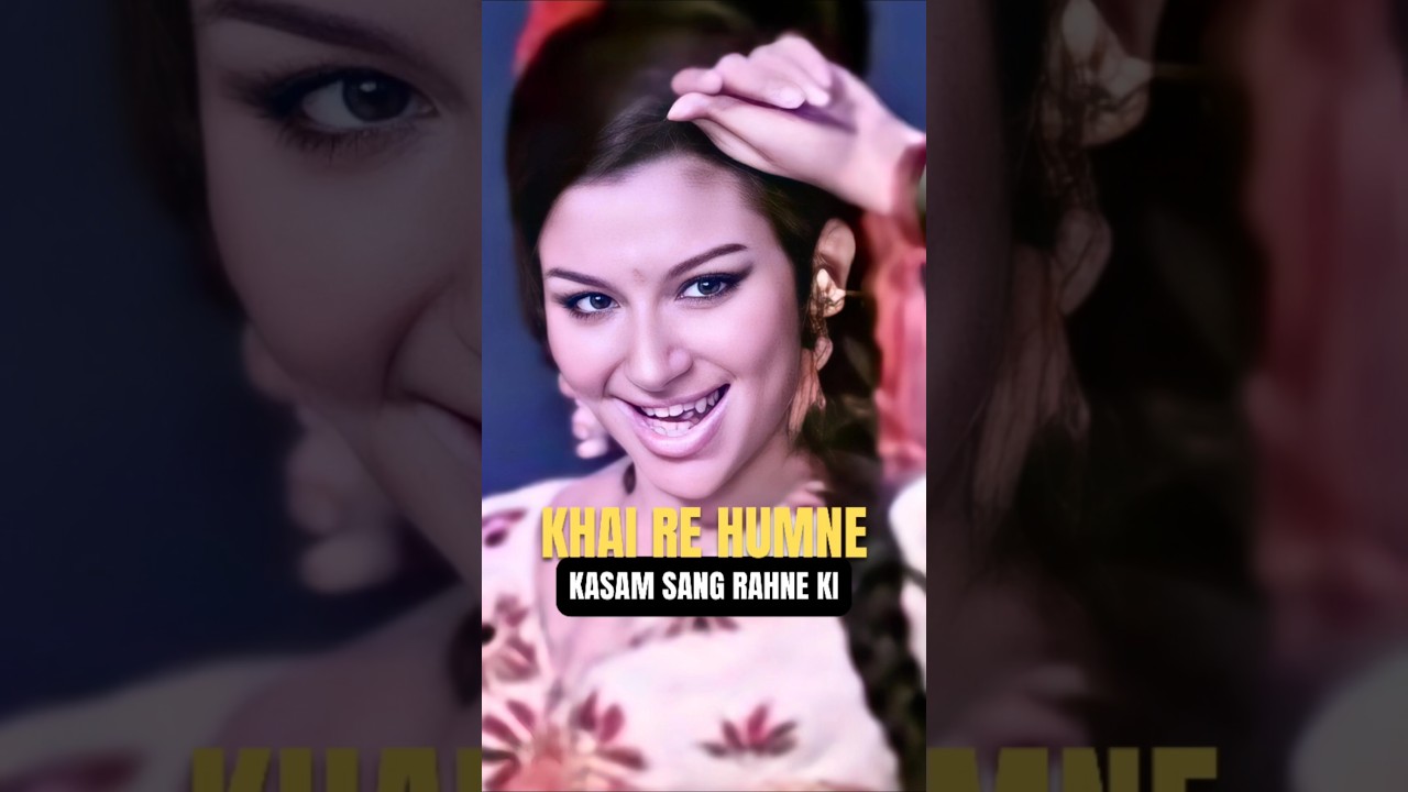 Khai Hai Re Humne Kasam 💞 | Sharmila Tagore | Lata Mangeshkar | Talash (1969) #shorts