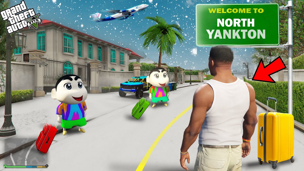 Shinchan And Franklin Moving To A New Place In GTA 5!