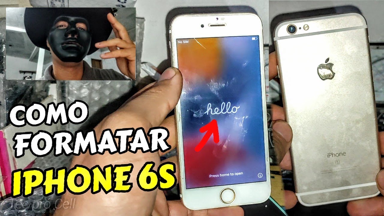 COMO FORMATAR SEU IPHONE 6S. LIMPANDO MEMÓRIA CHEIA, TRAVAMENTOS, VÍRUS, ANÚNCIOS, PROPAGANDAS, BUGS