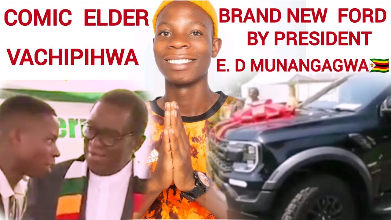 All moments Comic Elder vachipihwa motokari Ford Raptor by President ED MUNANGAGWA