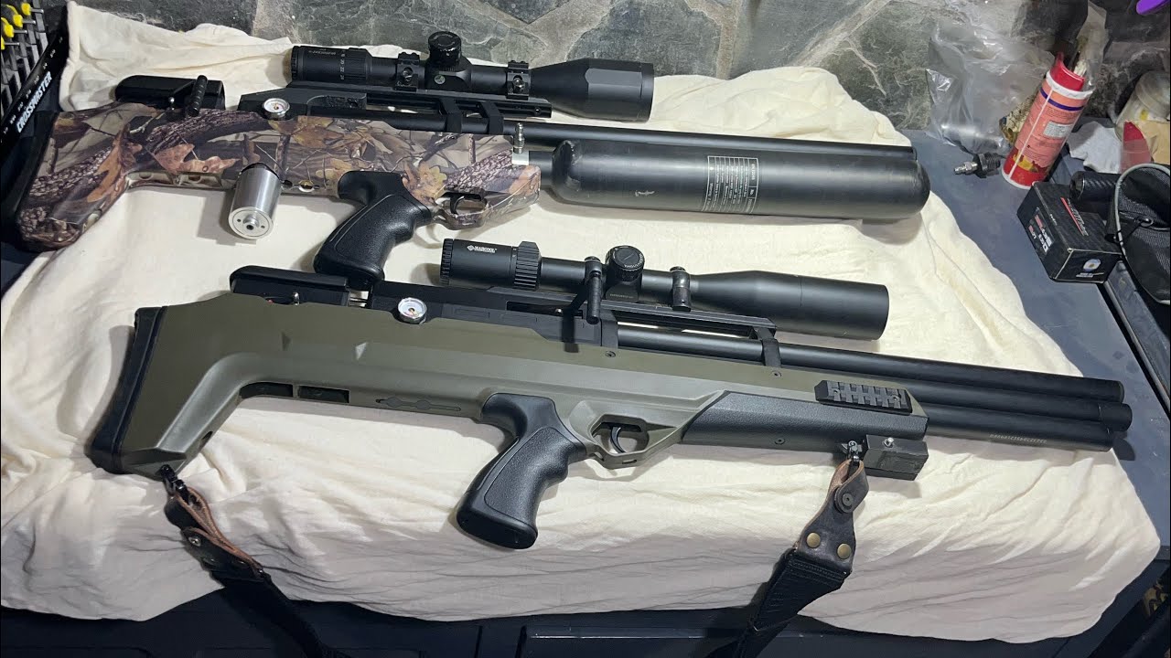 Comparando las diferencias entre un rifle con Plenum y sin Plenum Disparando a la misma velocidad !!