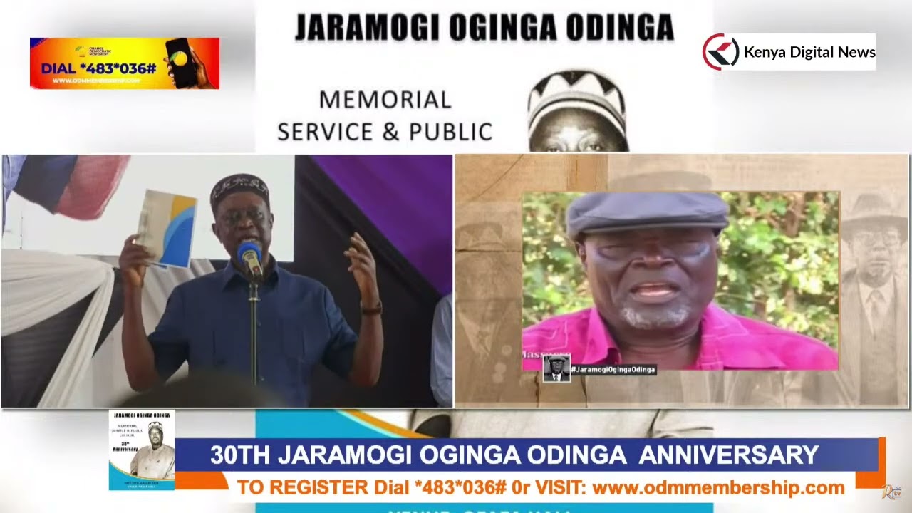 THE MAN HE WAS! Oburu Odinga reveals what happened the day he disagreed with his father Jaramogi!!