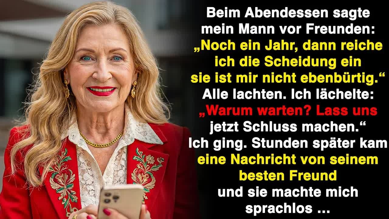 Mein Mann lachte： „Ich halte sie nur noch 1 Jahr aus, dann ist Schluss!“ Aber …