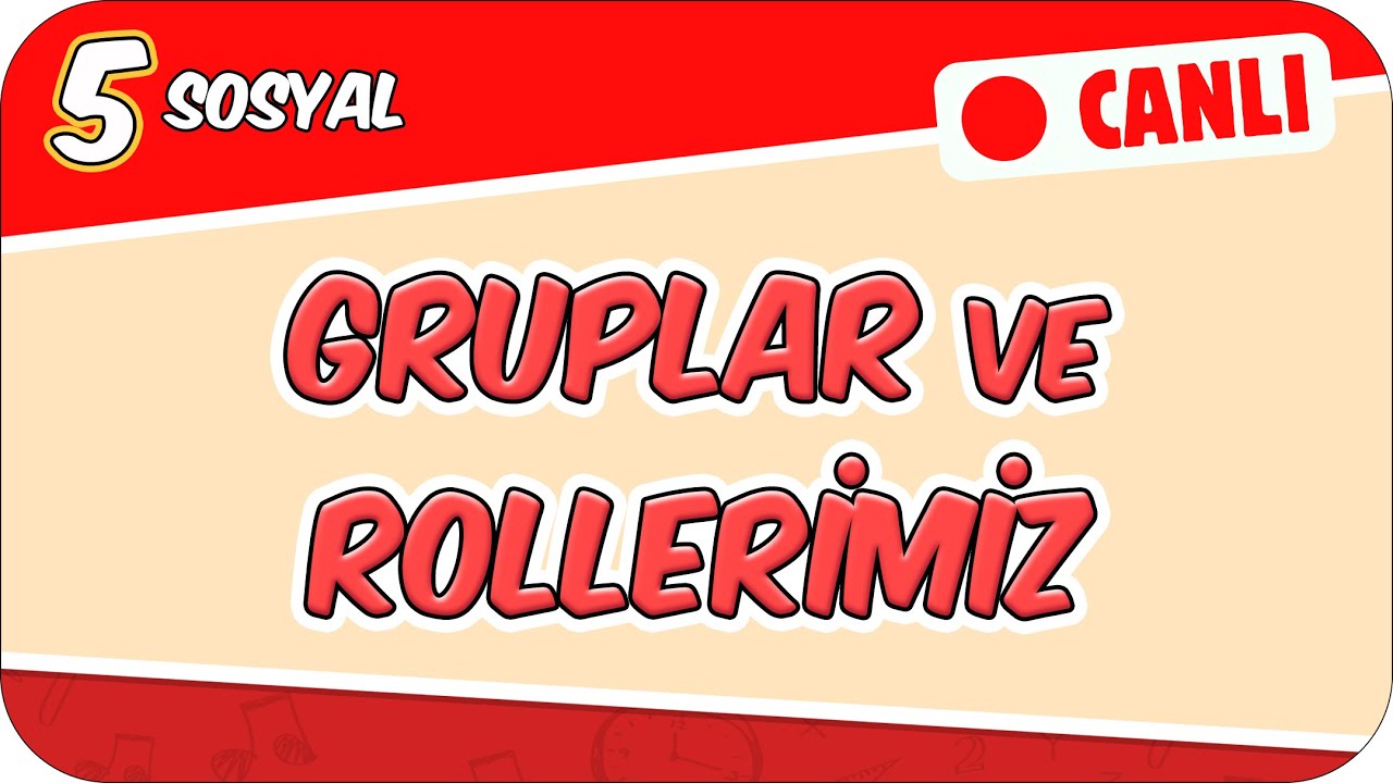 Gruplar ve Rollerimiz 📕 5SOS1 #2026
