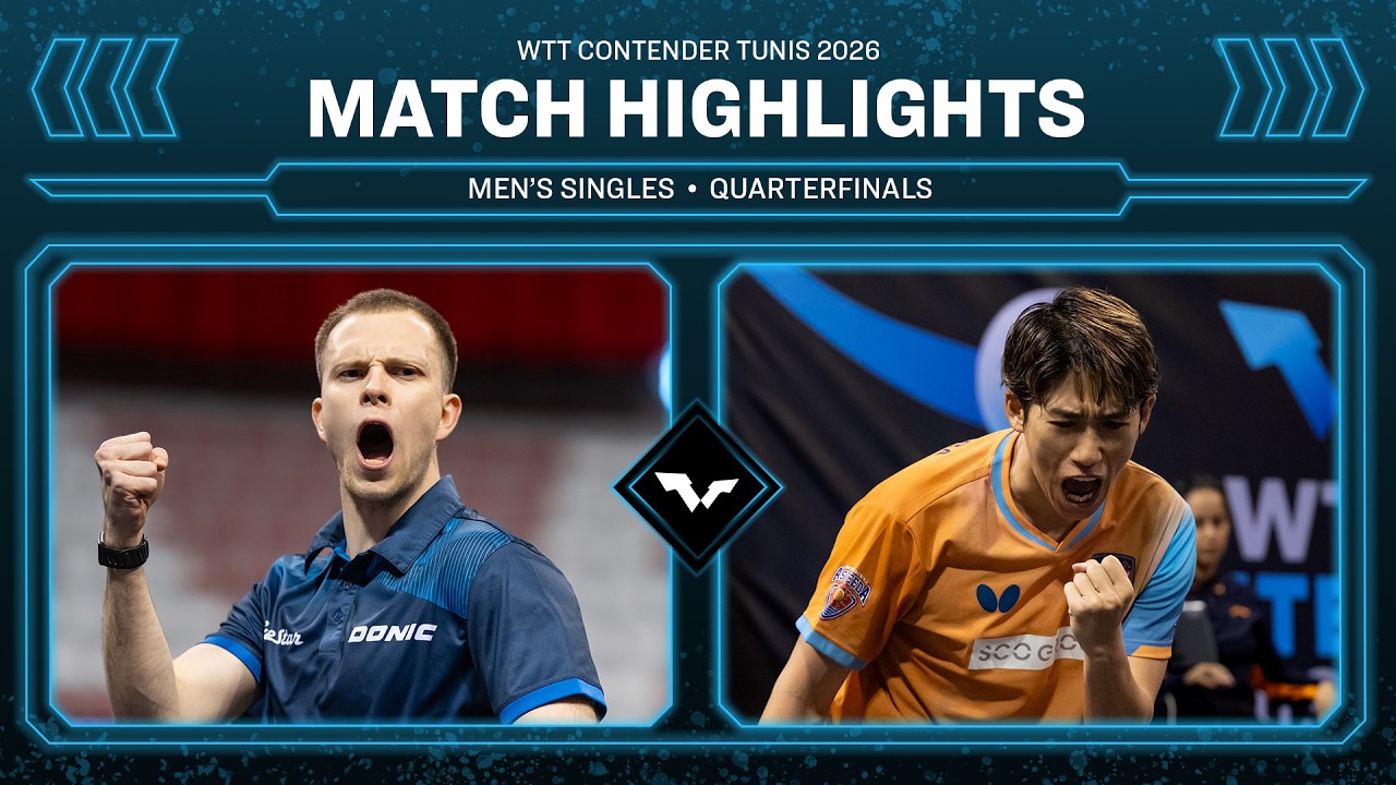 Vladimir Sidorenko vs Maharu Yoshimura | MS QF | #WTTTunis 2026