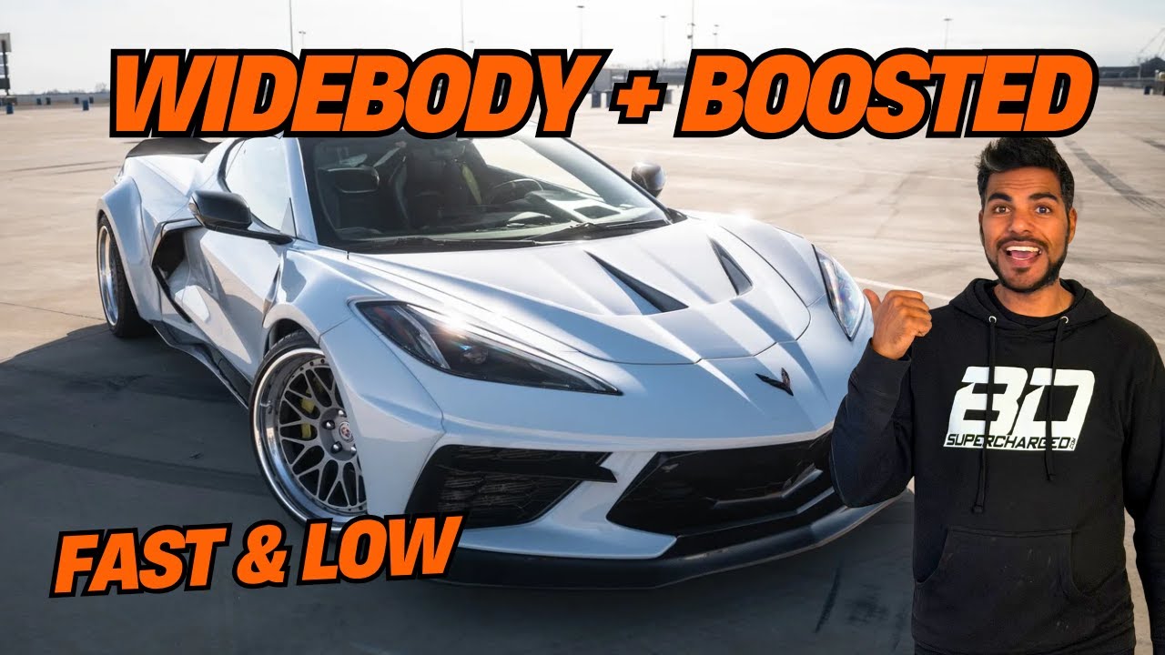 720HP Boosted Widebody C8 Corvette @tjhunt_