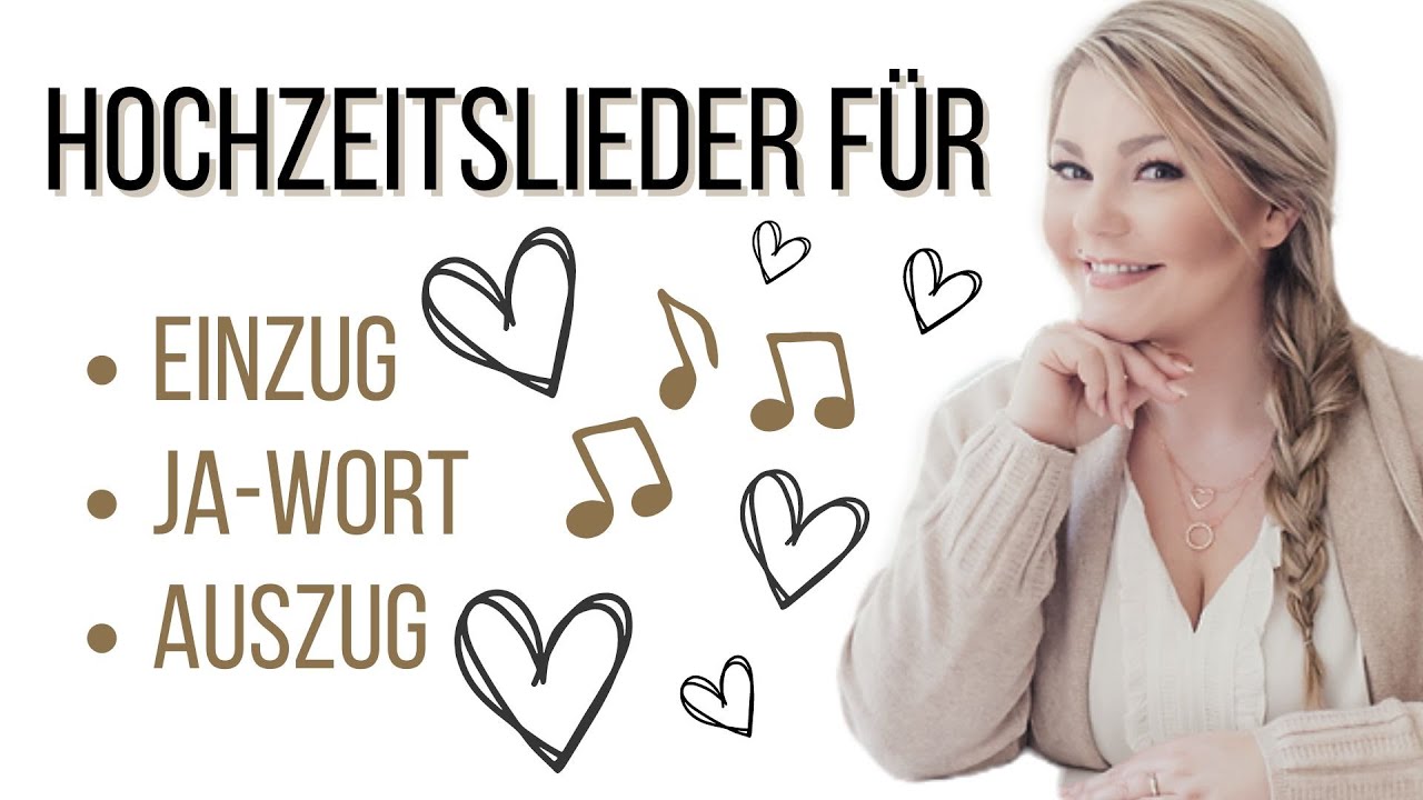 Hochzeitslieder für: Einzug, Jawort, Auszug  // JETZT BUCHEN // Julia Maria Klein