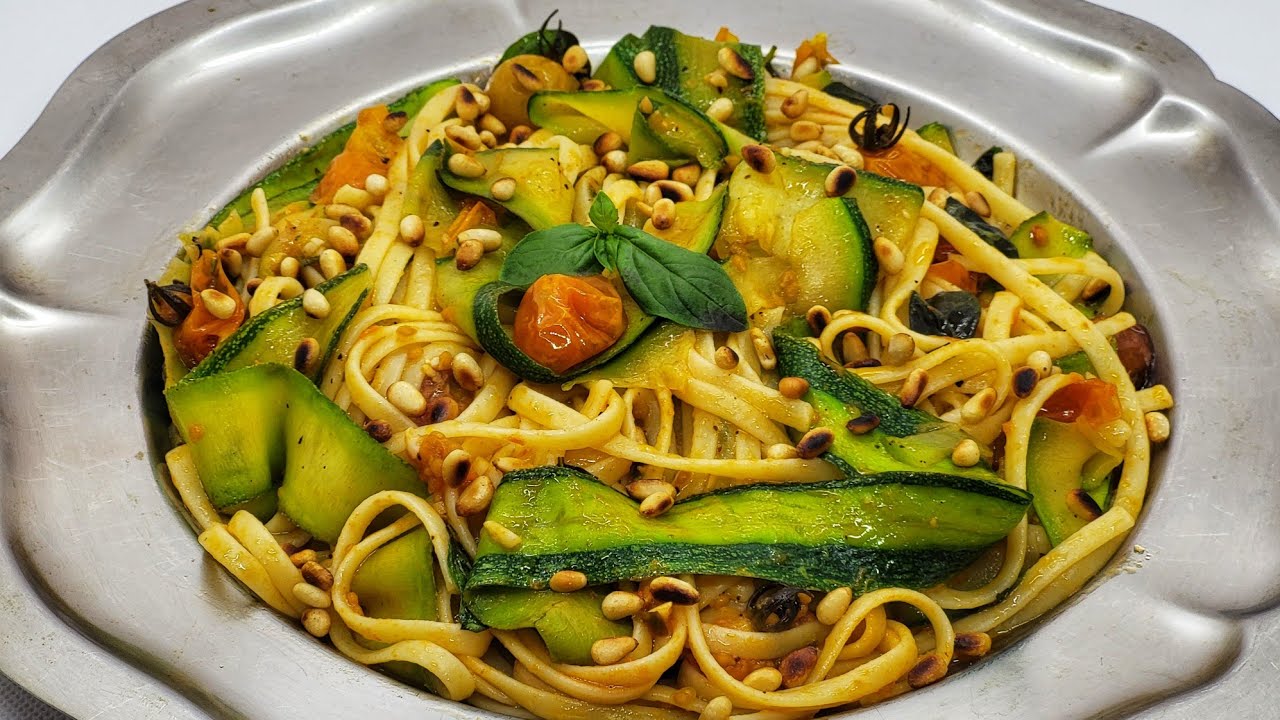 SPAGUETTIS de COURGETTES à L'ITALIENNE