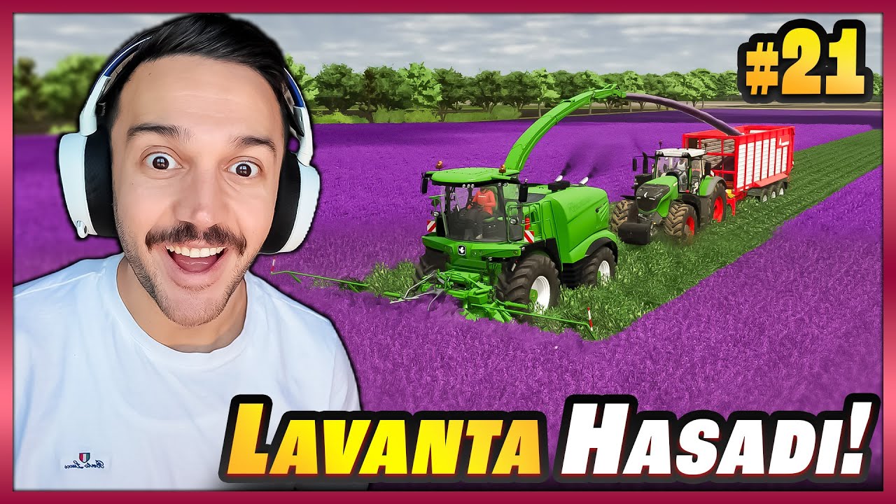 LAVANTA HASADI TARLA HİÇ BU KADAR GÜZEL OLMADI 💜🌾 | FS25 Mega #21