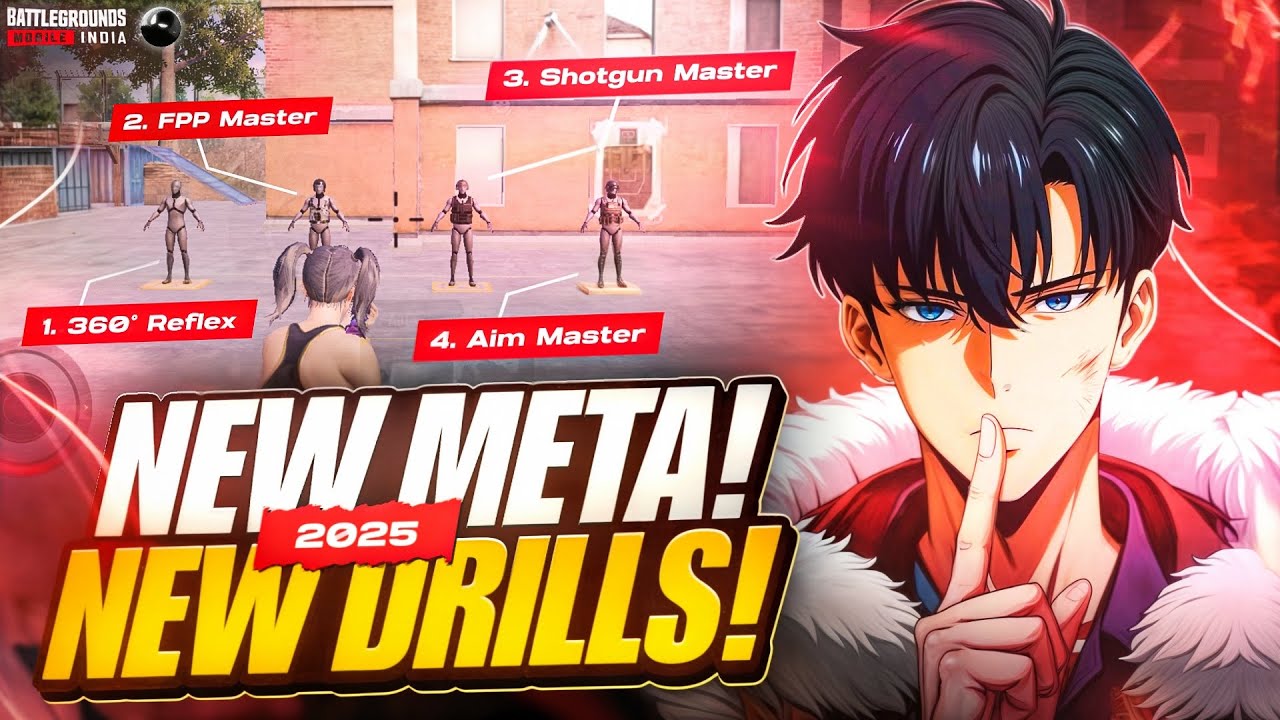 Top 6 New META Drills in BGMI 2025 | PUBGMobile | 