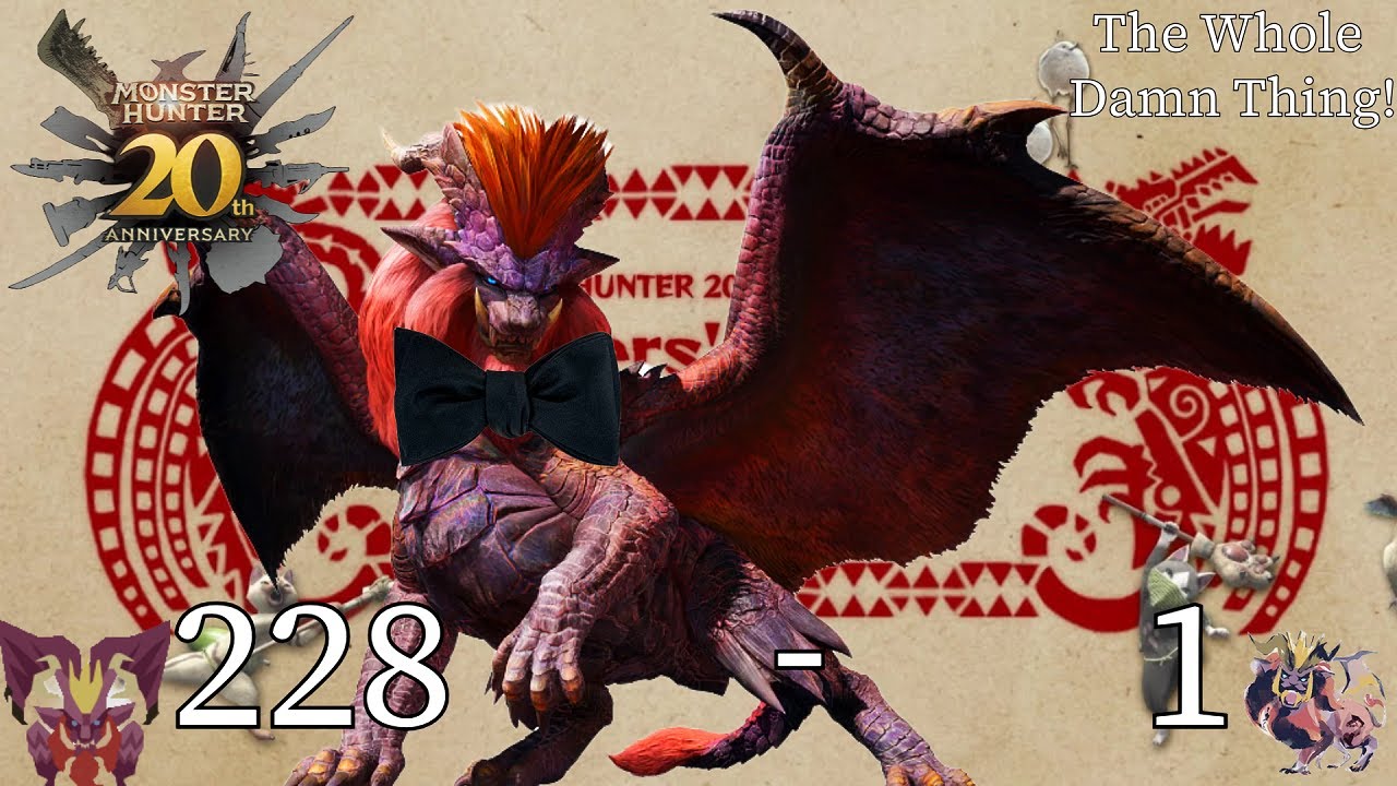 The Monsters of Monster Hunter Re-Ranked! (by you!) |  Full Compilation!