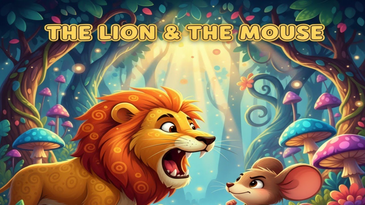 The Lion and The Mouse | Best Kids Moral Story in English | Animated Fairy Tale for Children