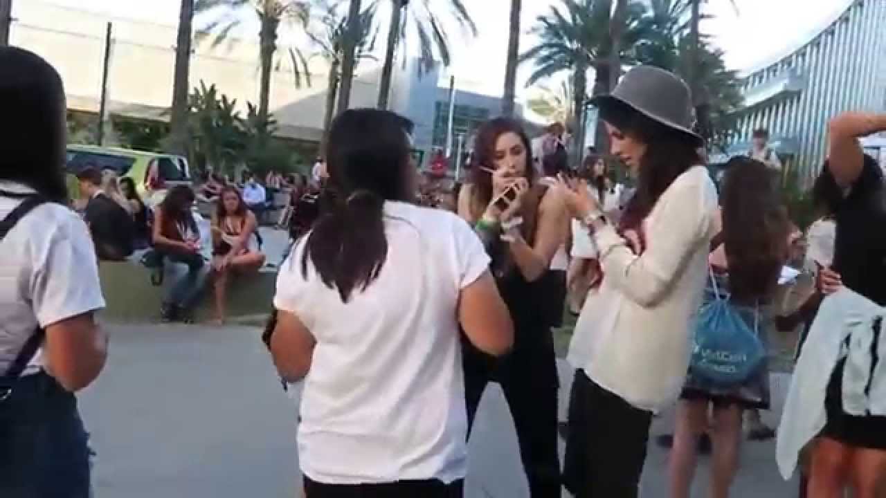 Stevie & Ally and Shannon & Cammie meeting fans at VidCon 2015