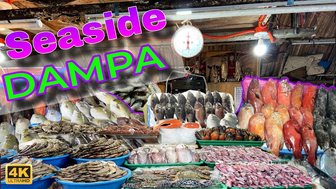 Exploring the Fresh Seafood at SEASIDE DAMPA 2024 🇵🇭 | Virtual Walk | Bem and Yang Official |