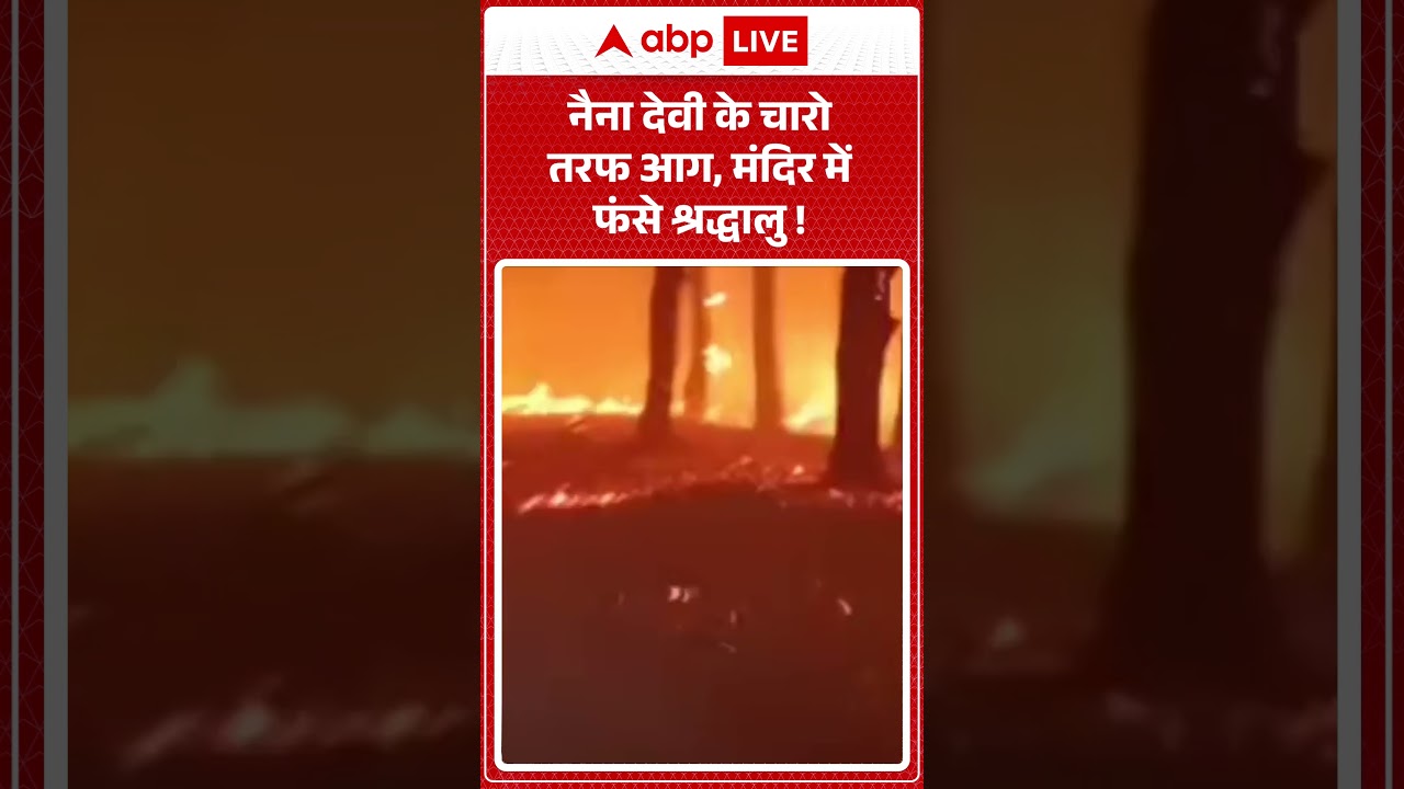 Naina Devi Forest Fire  : नैना देवी के चारो तरफ आग, मंदिर में फंसे श्रद्धालु ! | #ShriNainaDeviJi